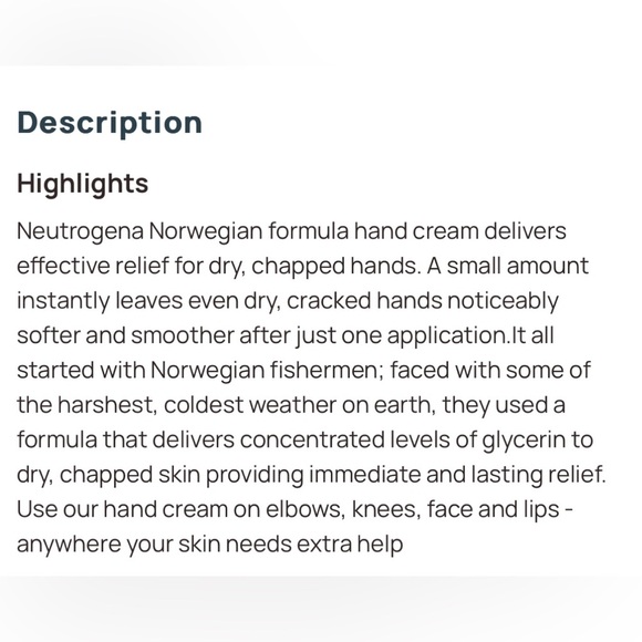 NEW Neutrogena Hand Cream ORIGINAL‎ Norwegian Formula RARE Deluxe Travel Size - Picture 5 of 13